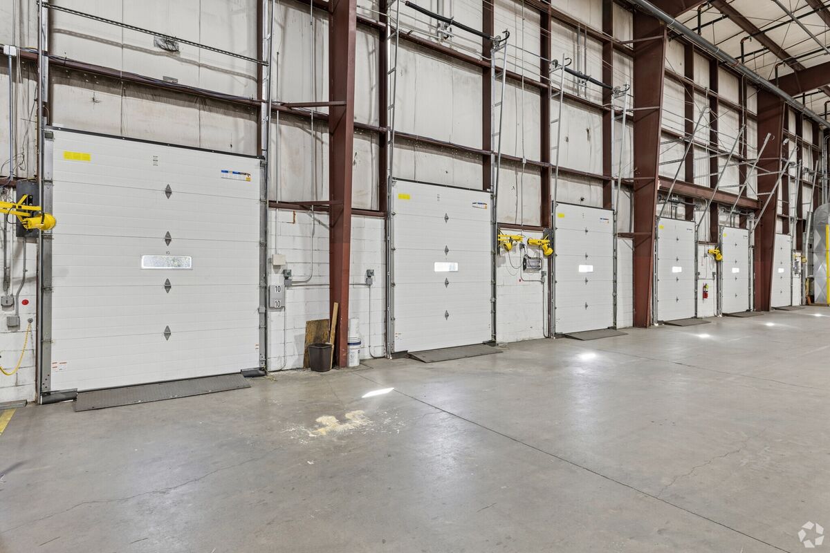 Dock doors from inside